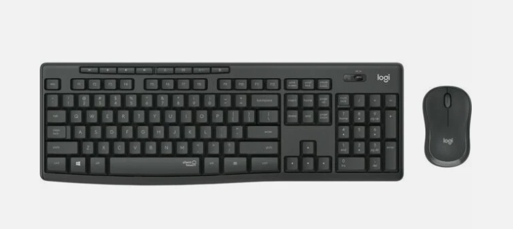Logitech Wireless Keyboard & Mouse - Graphite